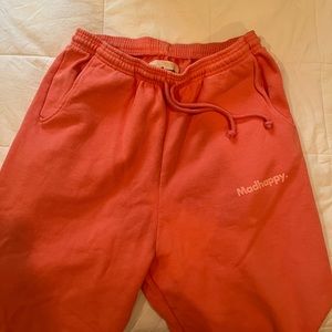 LIMITED EDITION #NWOT CORAL Madhappy Sweatpants